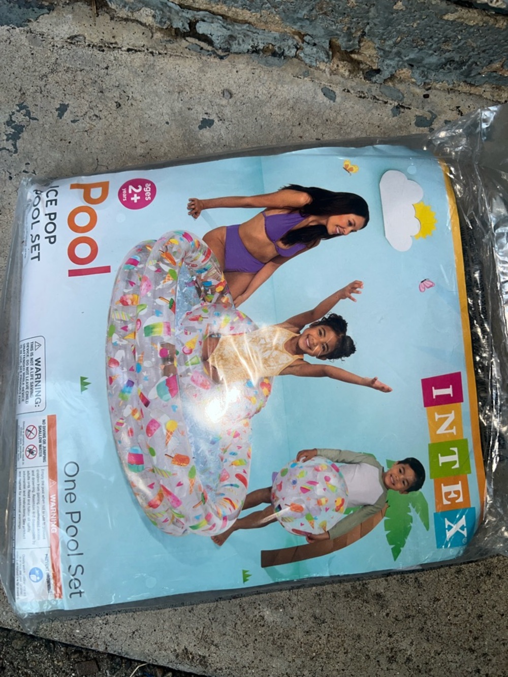 Intex Ice Pop Inflatable Kids Pool - Multicolor - Picture 3 of 3